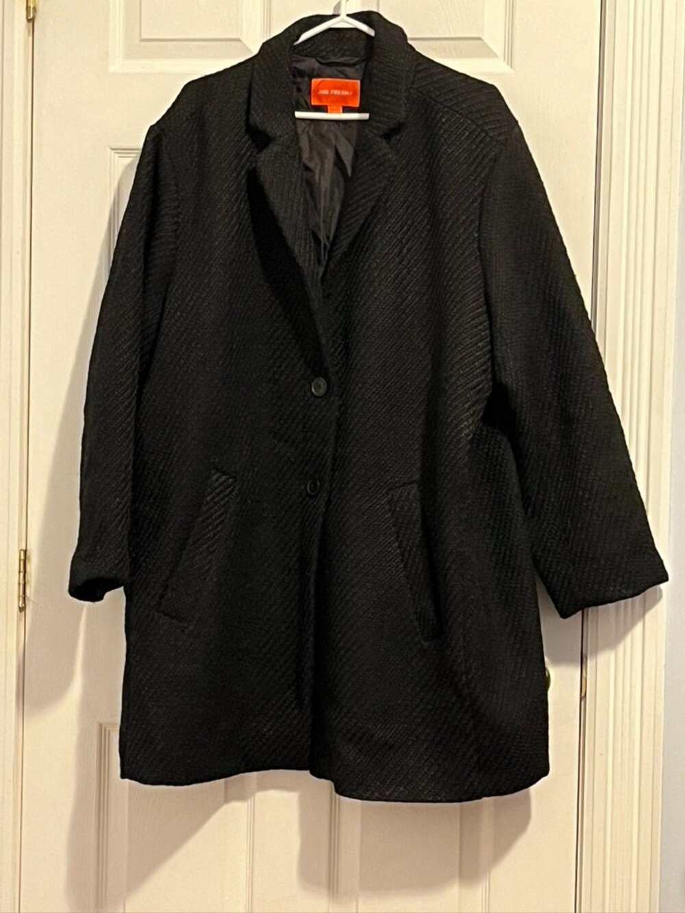 Joe Fresh button up knit lined coat